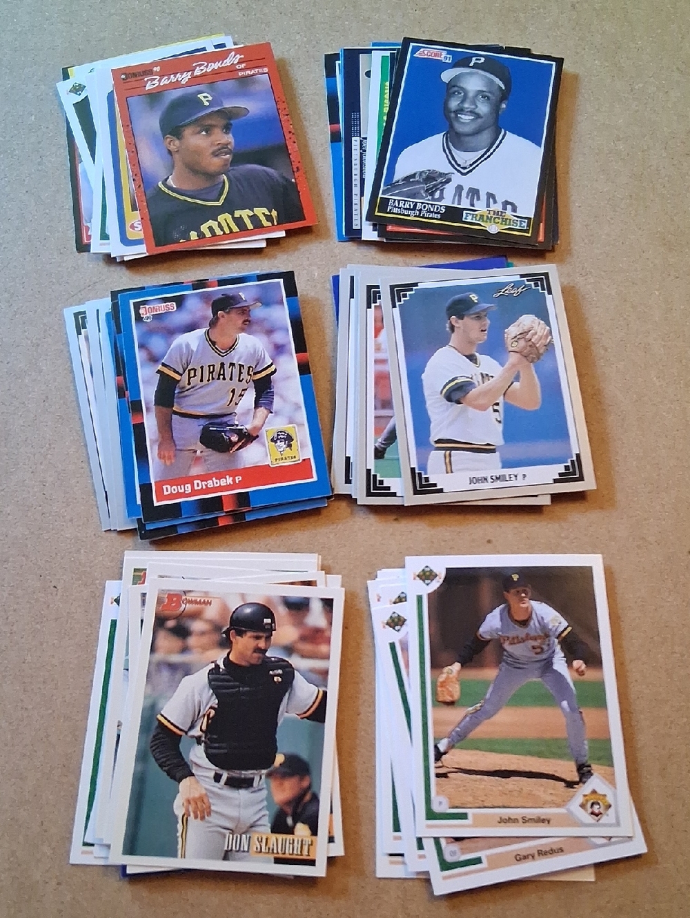 Vintage Pittsburgh Pirates Baseball Card Lot - Multi Color